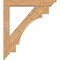 Ekena Millwork Merced Traditional Smooth Bracket w/ Offset Brace, Western Red Cedar, 5 1/2"W x 32"D x 36"H BKT0604X32X36MRC01SWR - alternate 3